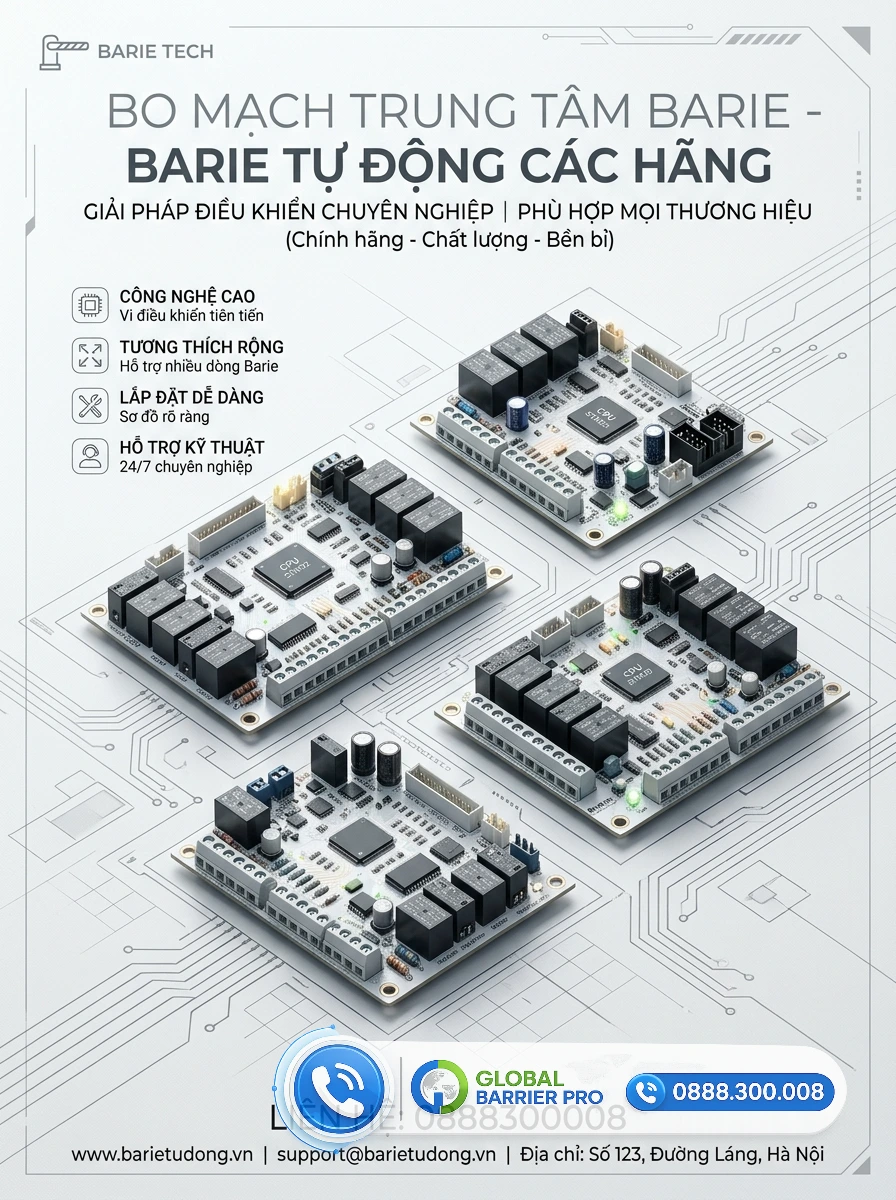 Mạch điều khiển barie MAG (Magnet) - ảnh chi tiết 9 Mạch điều khiển barie MAG (Magnet) - ảnh chi tiết 9
