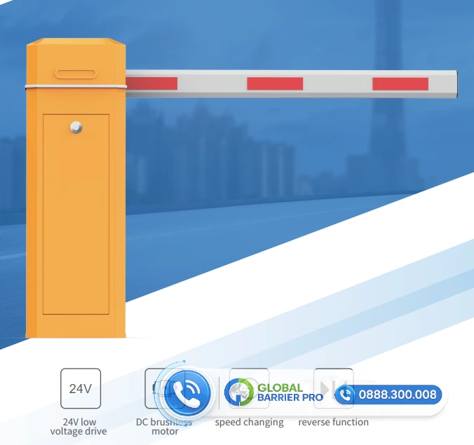 Barie Tự Động Bisen BS306-TI - hình sản phẩm Barie Tự Động Bisen BS306-TI - hình ảnh sản phẩm