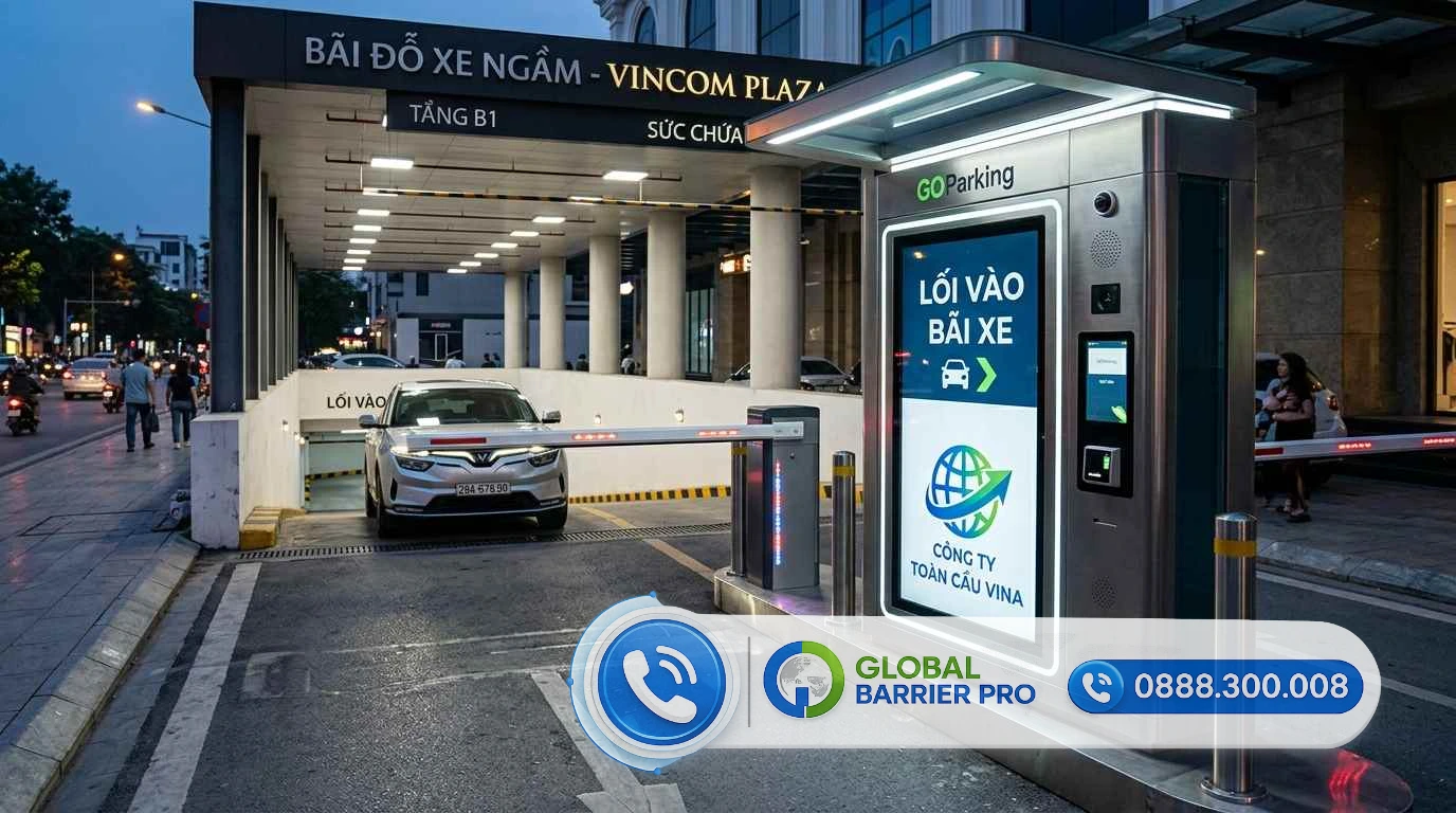 Hệ thống bãi đỗ xe GOParking - Cổng vào thông minh
