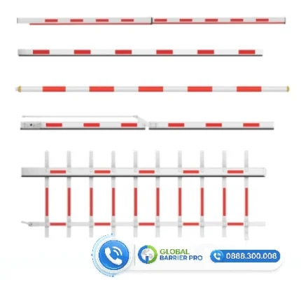 Tay cần barie dạng thẳng