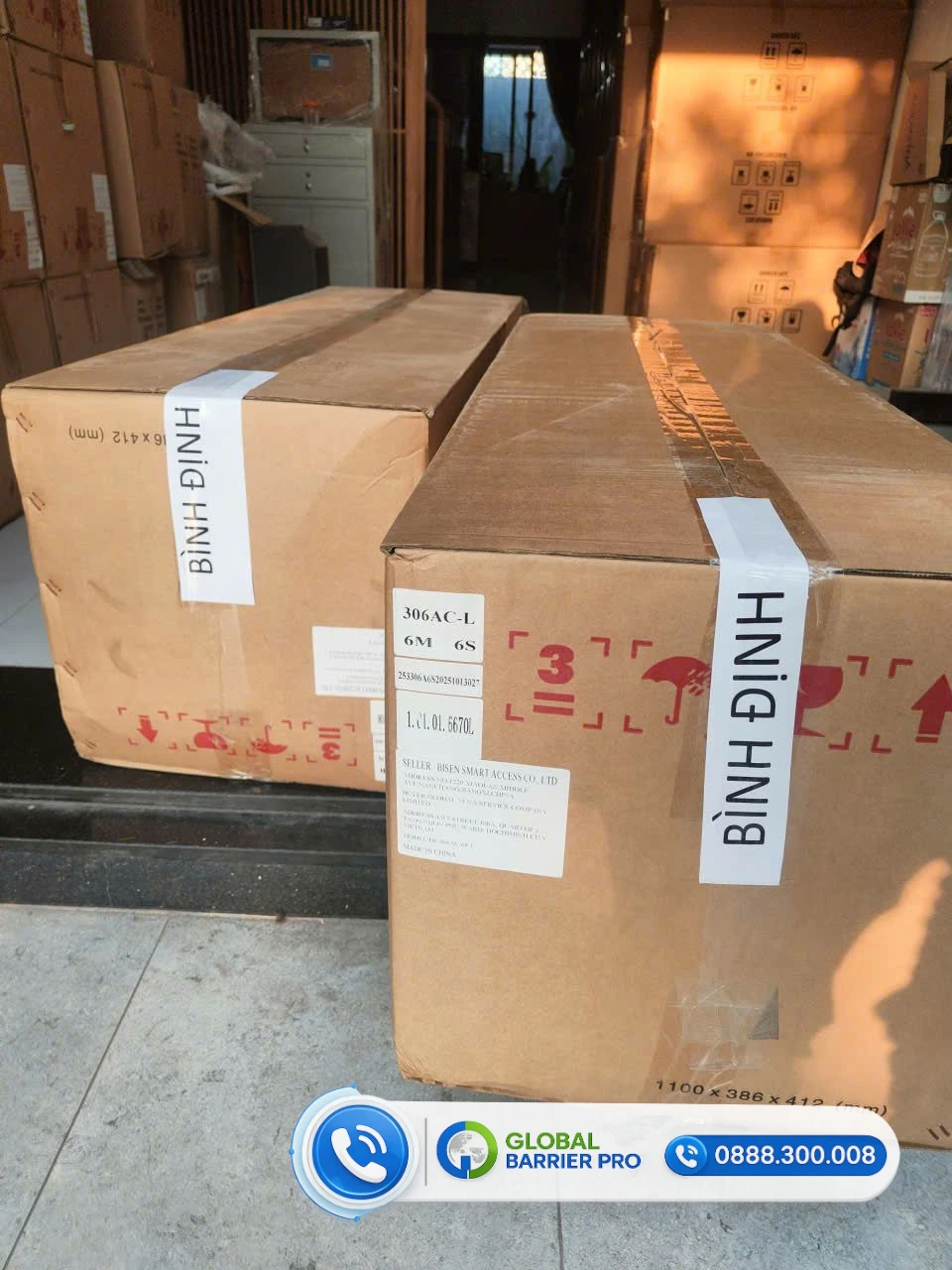 Hình công trình lắp đặt barie tự động số 63