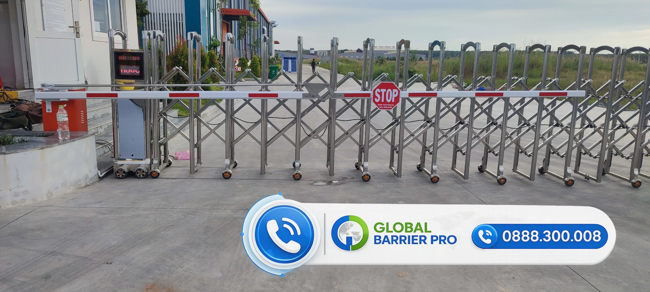 Barie tự động tại khu công nghiệp Bình Dương Barie tự động tại khu công nghiệp ở Bình Dương