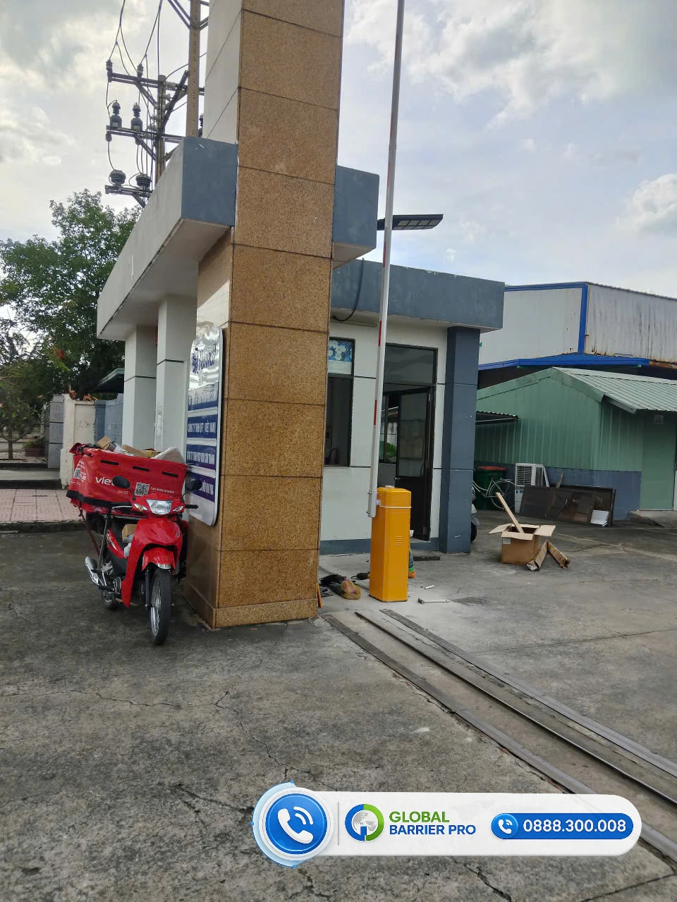 Thi công barie tự động tại Bình Dương Thi công barie tự động cho công trình tại Bình Dương