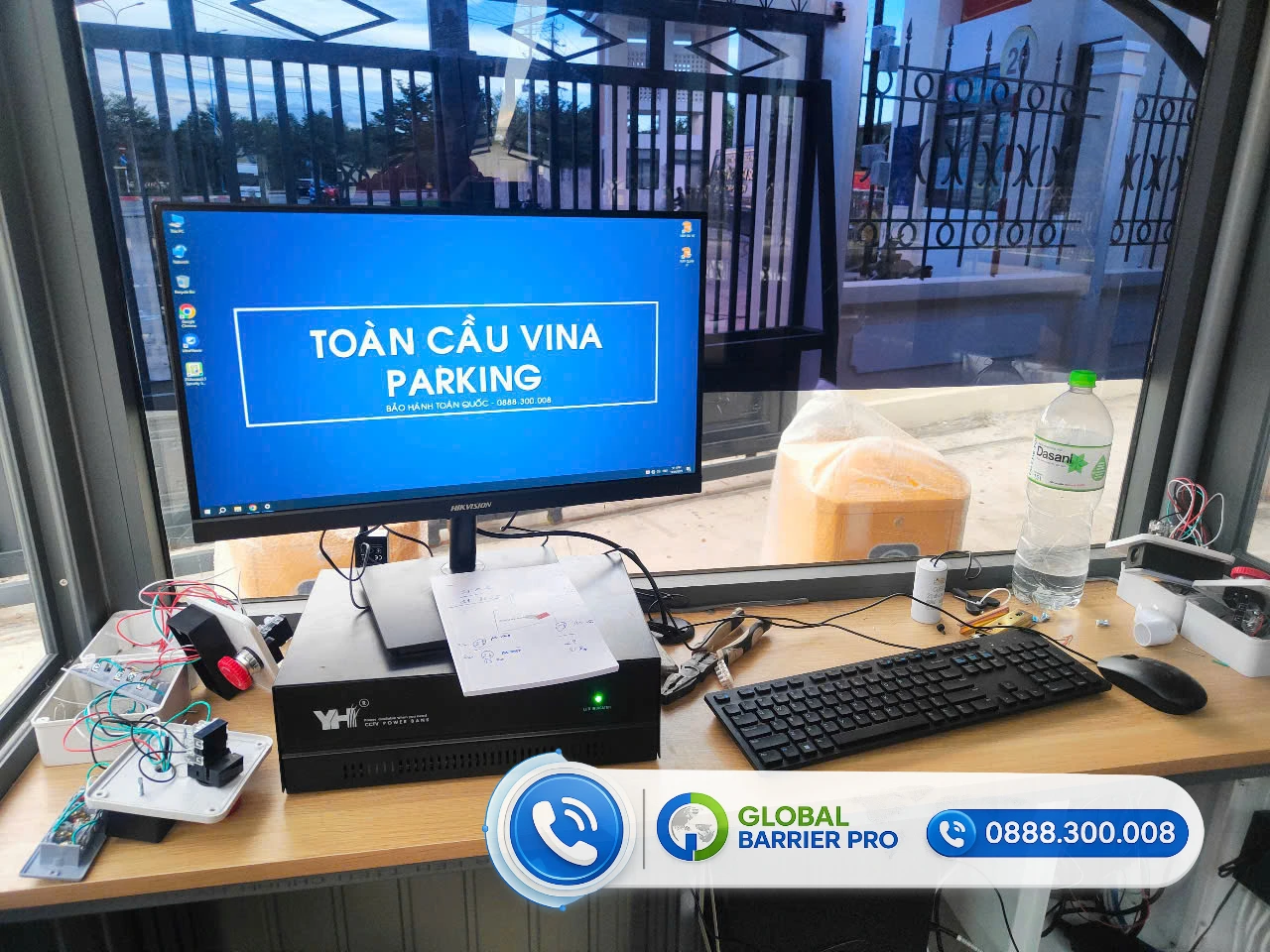 Cài đặt phần mềm quản lý cho hệ thống barie tự động