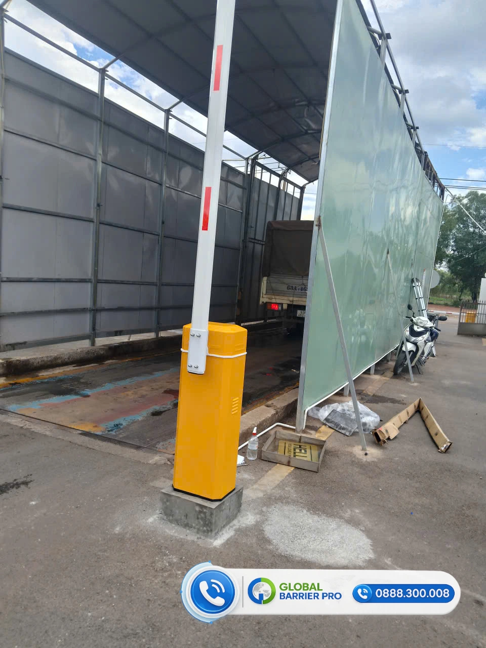 Quy trình lắp đặt cổng rào tự động tại khu công nghiệp của Global Barrier Pro