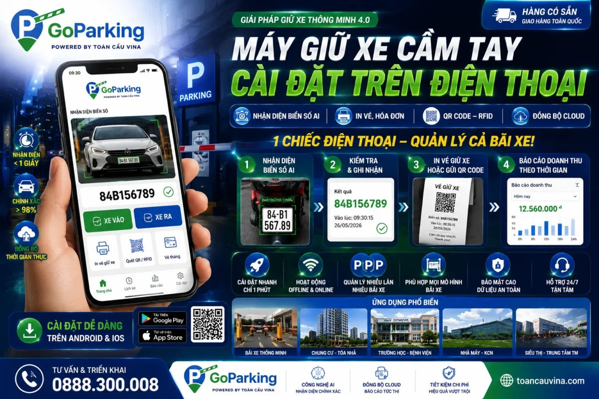 máy giữ xe cầm tay GoParking hình 9