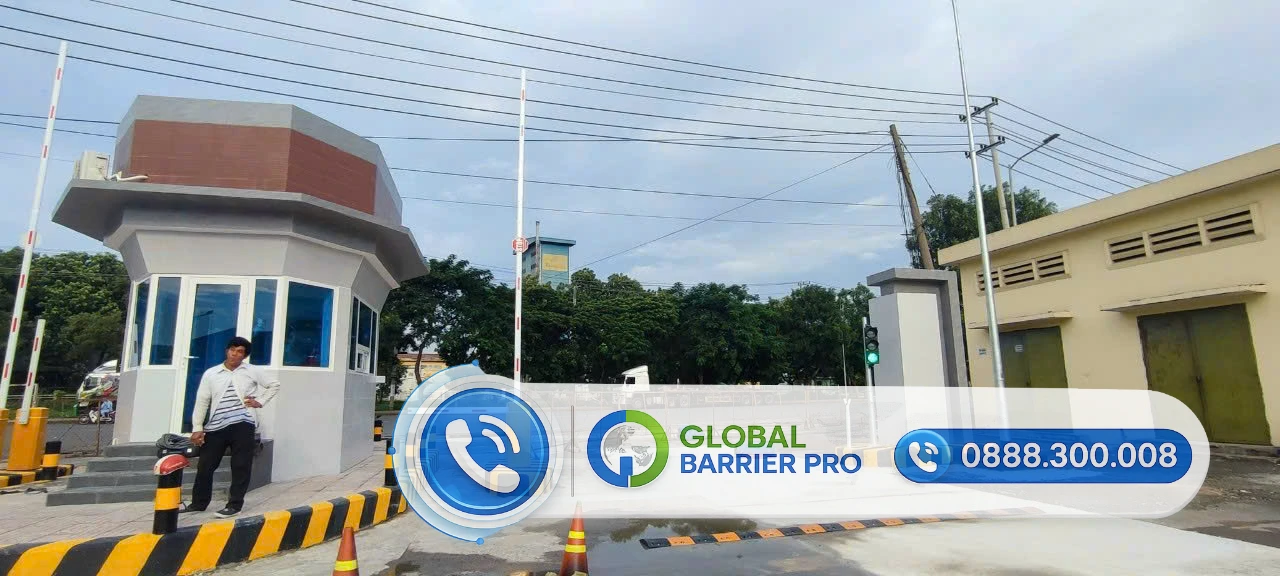 Hệ thống rào chắn tự động Global Barrier Pro tại cổng bệnh viện