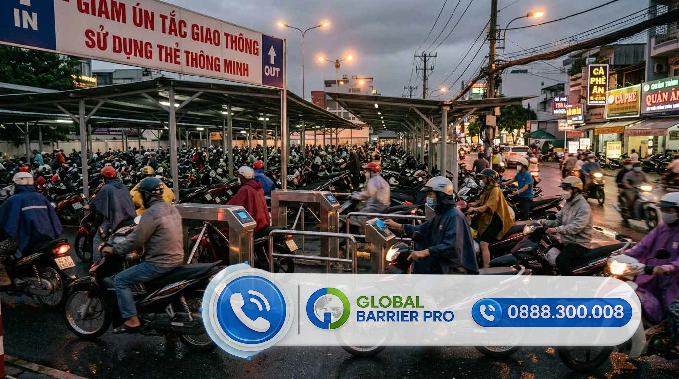 Hệ thống giảm ùn tắc giao thông sử dụng thẻ thông minh tại chốt kiểm soát