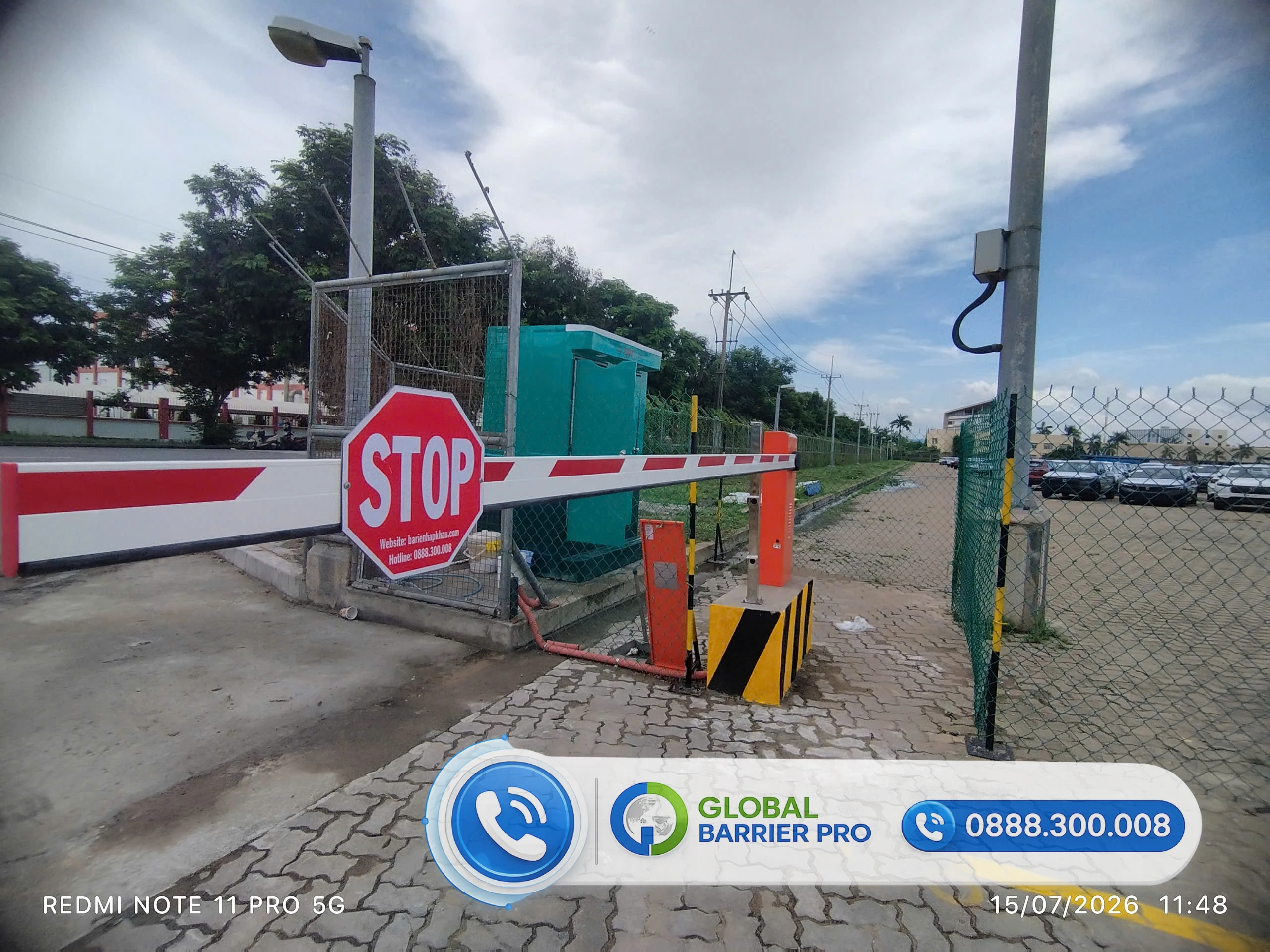 Lắp đặt barie tự động tại Cảng Tân Cảng Hiệp Phước - hình hiện trường 1 Lắp đặt barie tự động tại Cảng Tân Cảng Hiệp Phước - hình hiện trường 1
